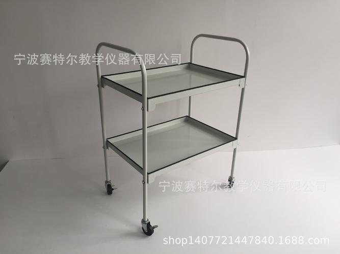 02020儀器車實(shí)驗(yàn)室用小推車雙層教學(xué)儀器